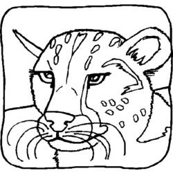 着色页: 狮子 (动物) #10341 - 免费可打印着色页