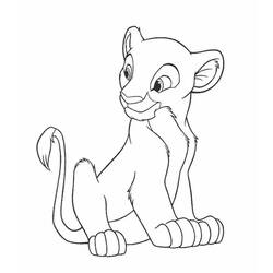 着色页: 狮子 (动物) #10345 - 免费可打印着色页