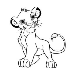 着色页: 狮子 (动物) #10381 - 免费可打印着色页