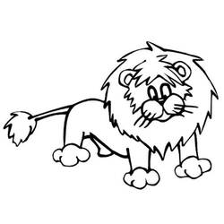 着色页: 狮子 (动物) #10424 - 免费可打印着色页