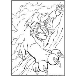 着色页: 狮子 (动物) #10436 - 免费可打印着色页