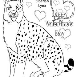 着色页: 山猫 (动物) #10876 - 免费可打印着色页