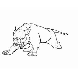 着色页: 猞猁 (动物) #189234 - 免费可打印着色页