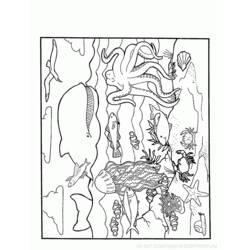 着色页: 海洋生物 (动物) #22024 - 免费可打印着色页