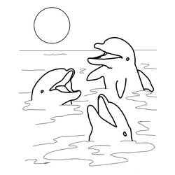 着色页: 海洋生物 (动物) #22191 - 免费可打印着色页