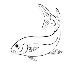 着色页: 海洋生物 (动物) #22237 - 免费可打印着色页
