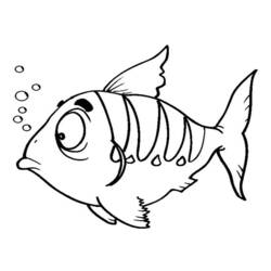 着色页: 海洋生物 (动物) #22269 - 免费可打印着色页