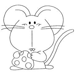 着色页: 老鼠 (动物) #13939 - 免费可打印着色页