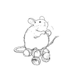 着色页: 老鼠 (动物) #13948 - 免费可打印着色页