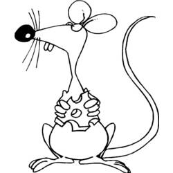 着色页: 老鼠 (动物) #13949 - 免费可打印着色页