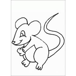 着色页: 老鼠 (动物) #13952 - 免费可打印着色页