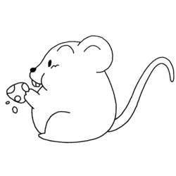 着色页: 老鼠 (动物) #13970 - 免费可打印着色页
