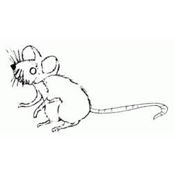 着色页: 老鼠 (动物) #13974 - 免费可打印着色页