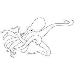 着色页: 章鱼 (动物) #18977 - 免费可打印着色页