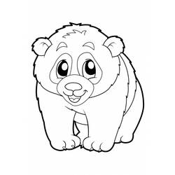 着色页: 熊猫 (动物) #12464 - 免费可打印着色页