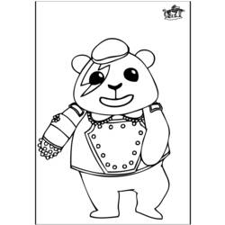 着色页: 熊猫 (动物) #12507 - 免费可打印着色页