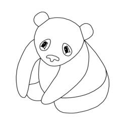 着色页: 熊猫 (动物) #12537 - 免费可打印着色页