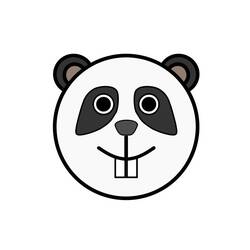 着色页: 熊猫 (动物) #12554 - 免费可打印着色页