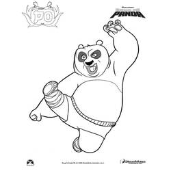 着色页: 熊猫 (动物) #12578 - 免费可打印着色页
