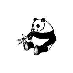 着色页: 熊猫 (动物) #12586 - 免费可打印着色页
