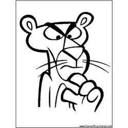 着色页: 豹 (动物) #15615 - 免费可打印着色页
