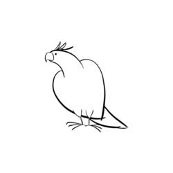 着色页: 鹦鹉 (动物) #16133 - 免费可打印着色页