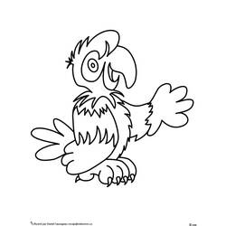 着色页: 鹦鹉 (动物) #16161 - 免费可打印着色页
