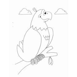 着色页: 鹦鹉 (动物) #16171 - 免费可打印着色页