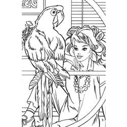 着色页: 鹦鹉 (动物) #16182 - 免费可打印着色页
