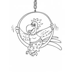 着色页: 鹦鹉 (动物) #16220 - 免费可打印着色页
