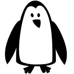 着色页: 企鹅 (动物) #16837 - 免费可打印着色页