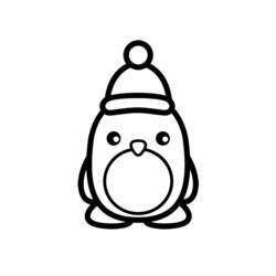着色页: 企鹅 (动物) #16838 - 免费可打印着色页