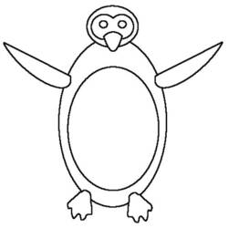 着色页: 企鹅 (动物) #16840 - 免费可打印着色页