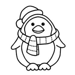 着色页: 企鹅 (动物) #16843 - 免费可打印着色页