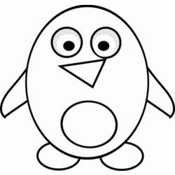 着色页: 企鹅 (动物) #16845 - 免费可打印着色页