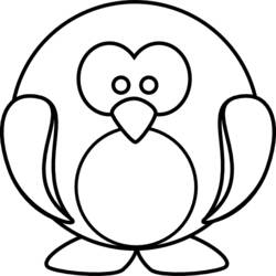 着色页: 企鹅 (动物) #16851 - 免费可打印着色页