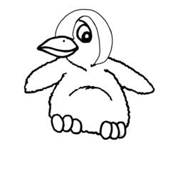 着色页: 企鹅 (动物) #16879 - 免费可打印着色页