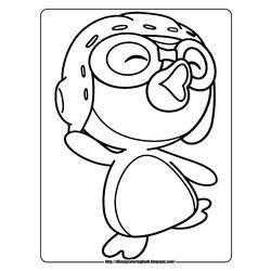 着色页: 企鹅 (动物) #16892 - 免费可打印着色页