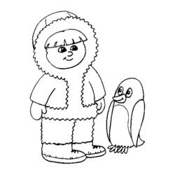 着色页: 企鹅 (动物) #16910 - 免费可打印着色页