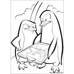 着色页: 企鹅 (动物) #16913 - 免费可打印着色页