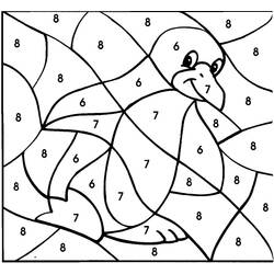 着色页: 企鹅 (动物) #16915 - 免费可打印着色页