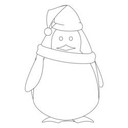 着色页: 企鹅 (动物) #16918 - 免费可打印着色页