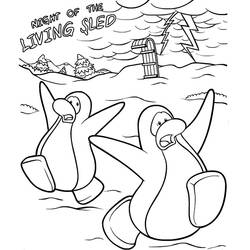 着色页: 企鹅 (动物) #16960 - 免费可打印着色页