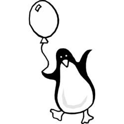 着色页: 企鹅 (动物) #16961 - 免费可打印着色页