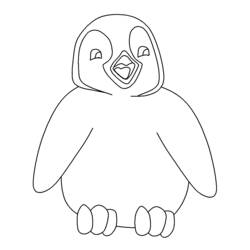 着色页: 企鹅 (动物) #16964 - 免费可打印着色页