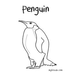 着色页: 企鹅 (动物) #16969 - 免费可打印着色页