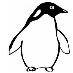 着色页: 企鹅 (动物) #16979 - 免费可打印着色页