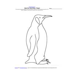 着色页: 企鹅 (动物) #16988 - 免费可打印着色页