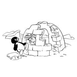 着色页: 企鹅 (动物) #16998 - 免费可打印着色页