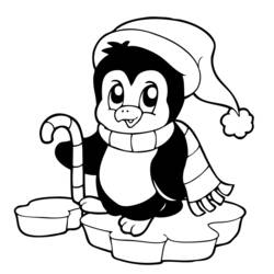 着色页: 企鹅 (动物) #17010 - 免费可打印着色页